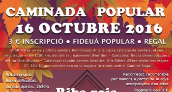 Caminada popular GR-99 Riba-Roja d�Ebre - Flix