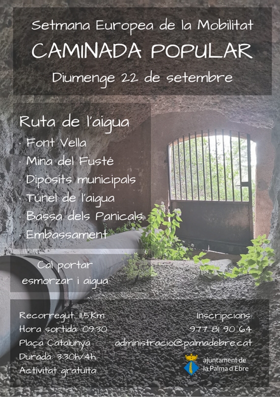 Caminada popular a la Palma d�Ebre. Ruta de l�aigua