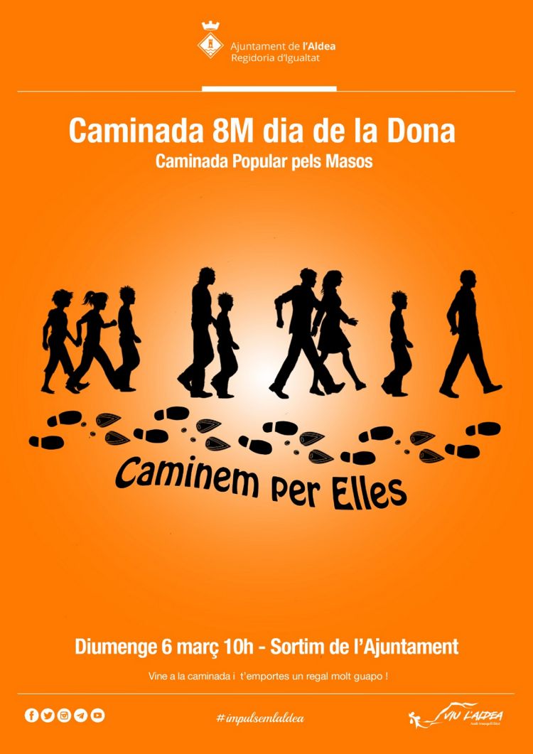 Caminada popular pels masos. Caminada 8M Dia de la Dona Caminada popular pels masos. Caminada 8M Dia de la Dona