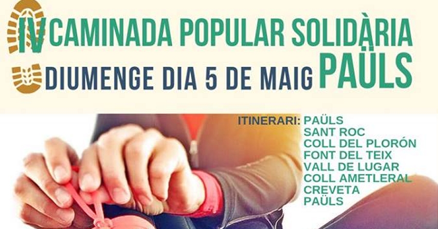 IV Caminada popular solid�ria Pa�ls
