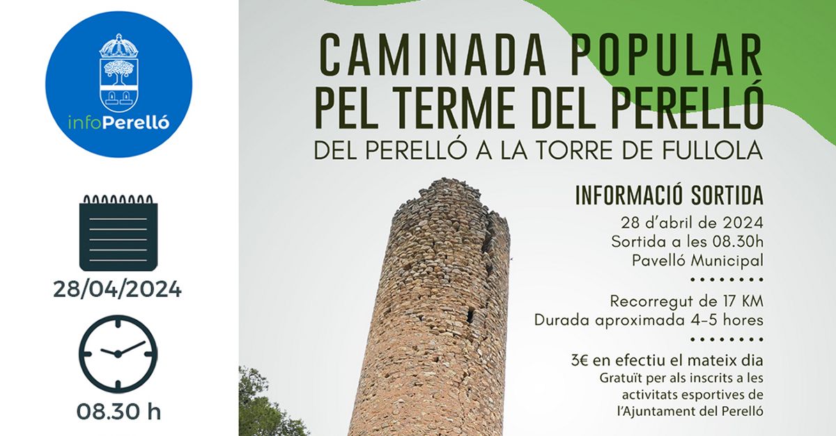 Caminata popular por el t�rmino del Perell�