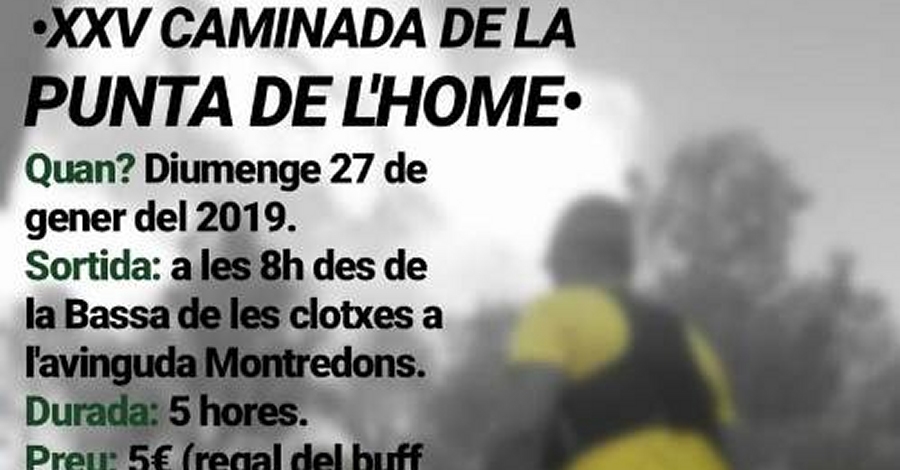 La Caminada de la Punta de lHome de Flix arriba a la 25a edici