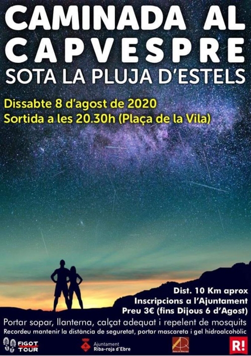 Caminada al capvespre sota la pluja d’estels Caminada al capvespre sota la pluja d’estels