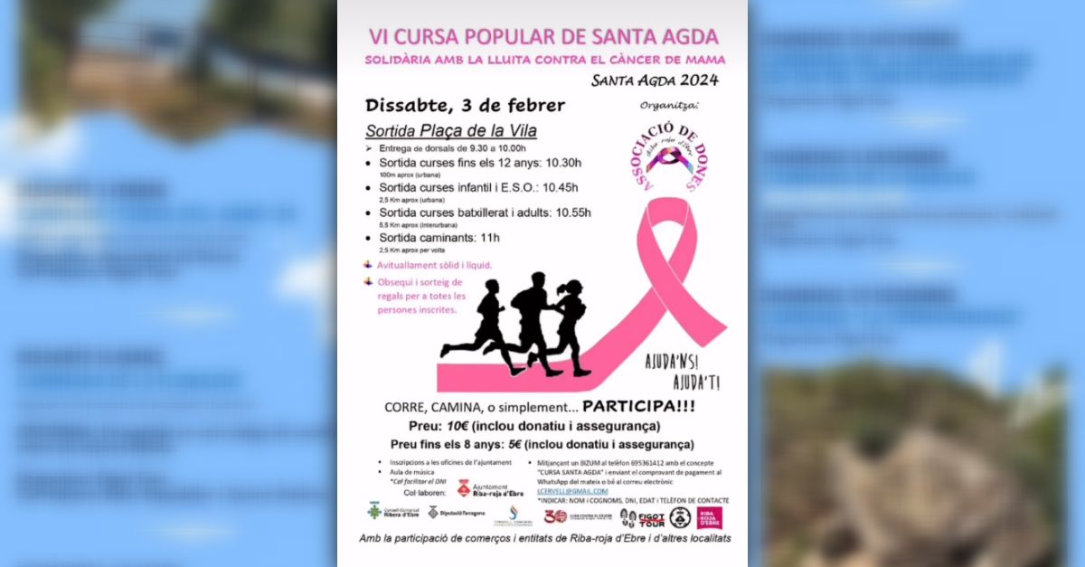 VI Cursa i Caminada popular de Santa Agda 2024 VI Cursa i Caminada popular de Santa Agda 2024