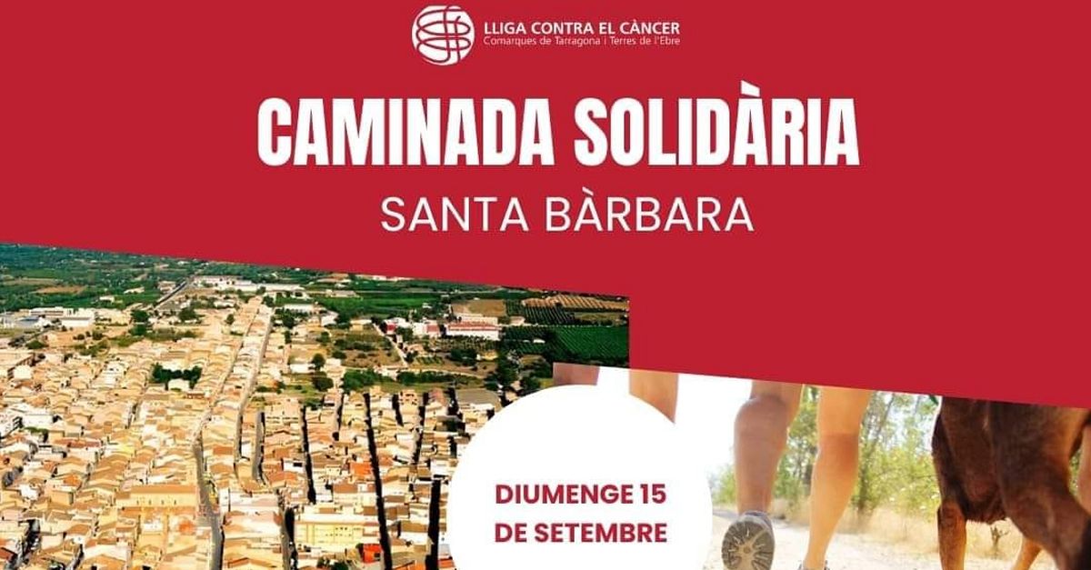 Caminada solid�ria a Santa B�rbara