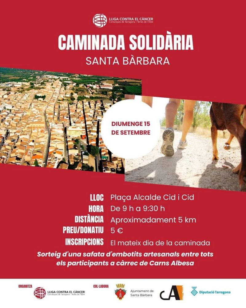 Caminada solidāria a Santa Bārbara Caminada solidāria a Santa Bārbara
