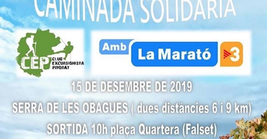 Caminada solid�ria a la Serra de les Obagues a Falset