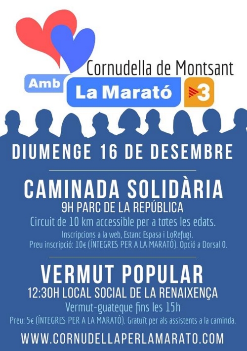 Caminada solidària Cornudella de Montsant Caminada solidària Cornudella de Montsant