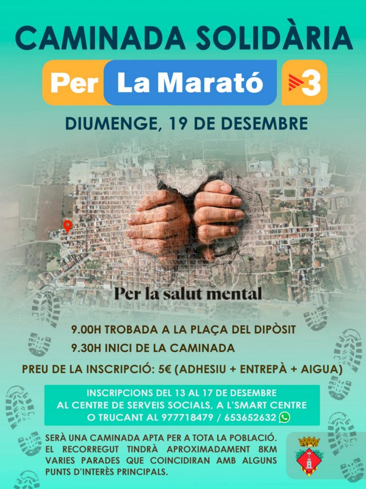 Caminada solid�ria per la Marat� de TV3 a Santa B�rbara