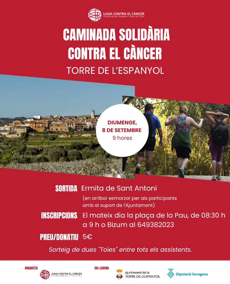 Caminada solid�ria contra el c�ncer