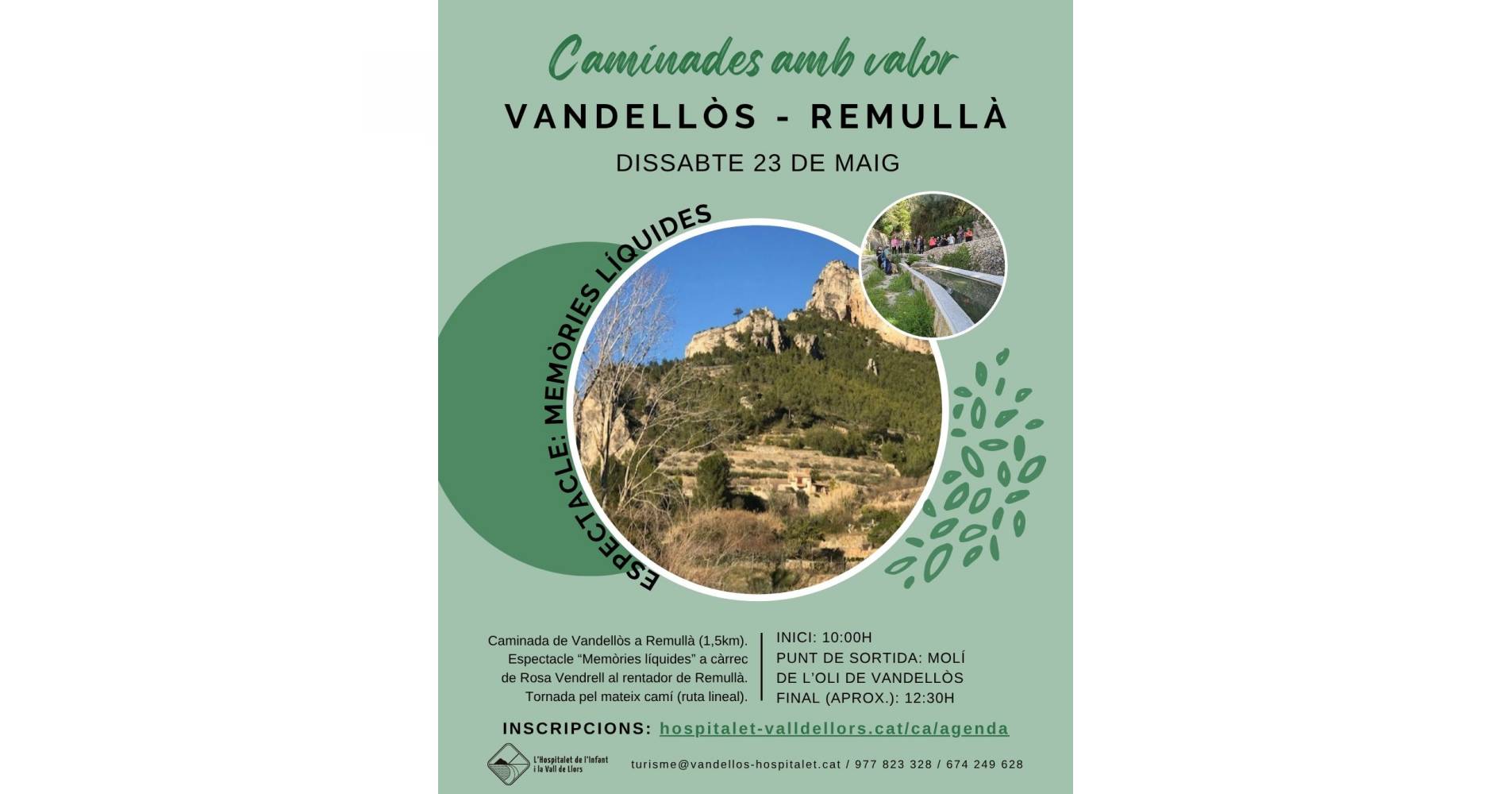 Caminada: Vandellòs-Remullà i Espectacle Caminada: Vandellòs-Remullà i Espectacle