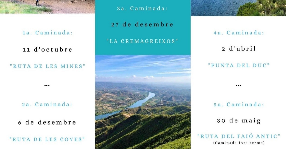 Caminada Ruta de les Coves Caminada Ruta de les Coves