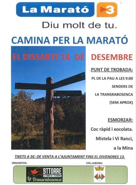 Caminada per la Marat� de TV3 a la Torre de l&rsquo;Espanyol