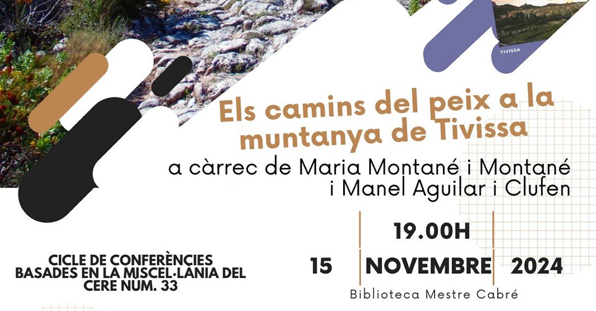Confer�ncia: Els camins del peix a la muntanya de Tivissa