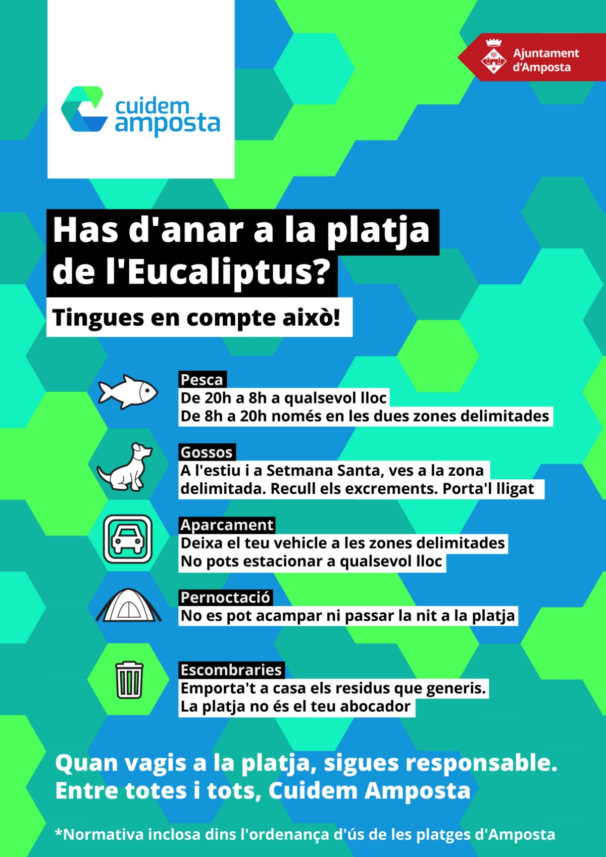 Amposta engega una campanya per conscienciar sobre el bon �s de la platja de l&rsquo;Eucaliptus | EbreActiu.cat, revista digital d&rsquo;oci actiu | Terres de l&rsquo;Ebre ...