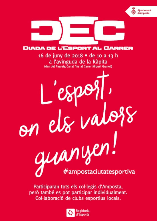 Amposta engega una campanya per fomentar els valors de l&rsquo;esport | EbreActiu.cat, revista digital d&rsquo;oci actiu | Terres de l&rsquo;Ebre ...
