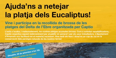 Ajuda�ns a netejar la platja dels Eucaliptus
