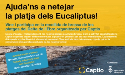 Ajuda�ns a netejar la platja dels Eucaliptus
