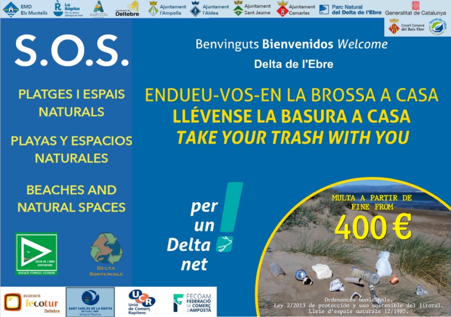 Campanya contra la brossa a les platges del Delta | EbreActiu.cat, revista digital d&rsquo;oci actiu | Terres de l&rsquo;Ebre ...
