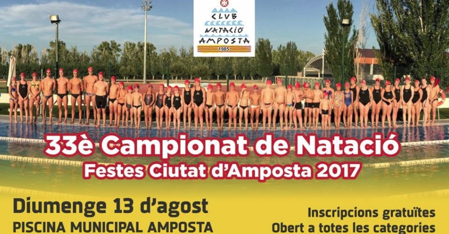 33 Campeonato de Nataci�n. Fiestas Ciudad de Amposta 2017