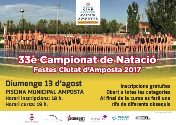 33� Campionat de Nataci�. Festes Ciutat d�Amposta 2017