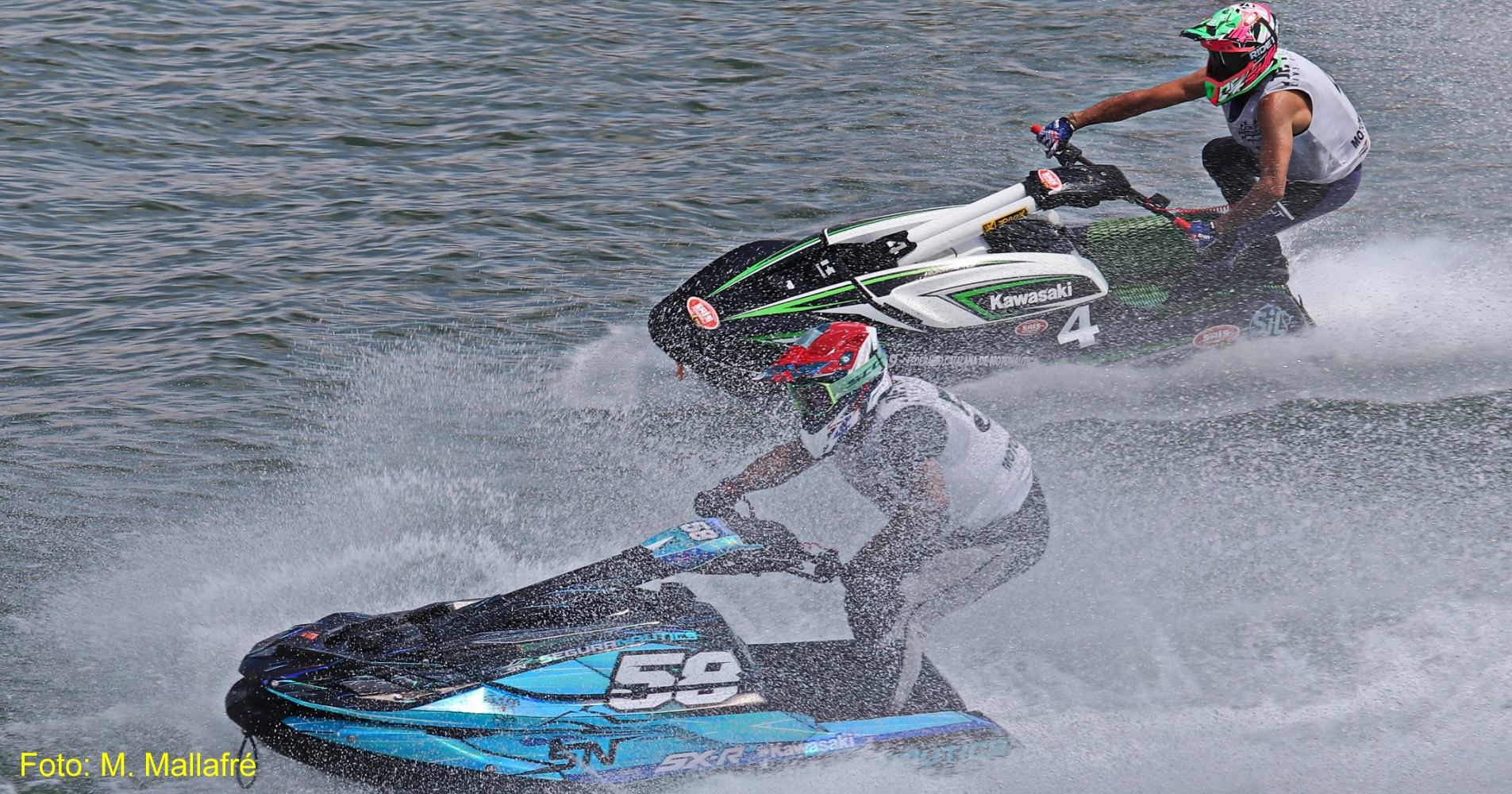 L&rsquo;Ebre al seu pas per Amposta vibra amb el millor circuit catal� de motos aqu�tiques