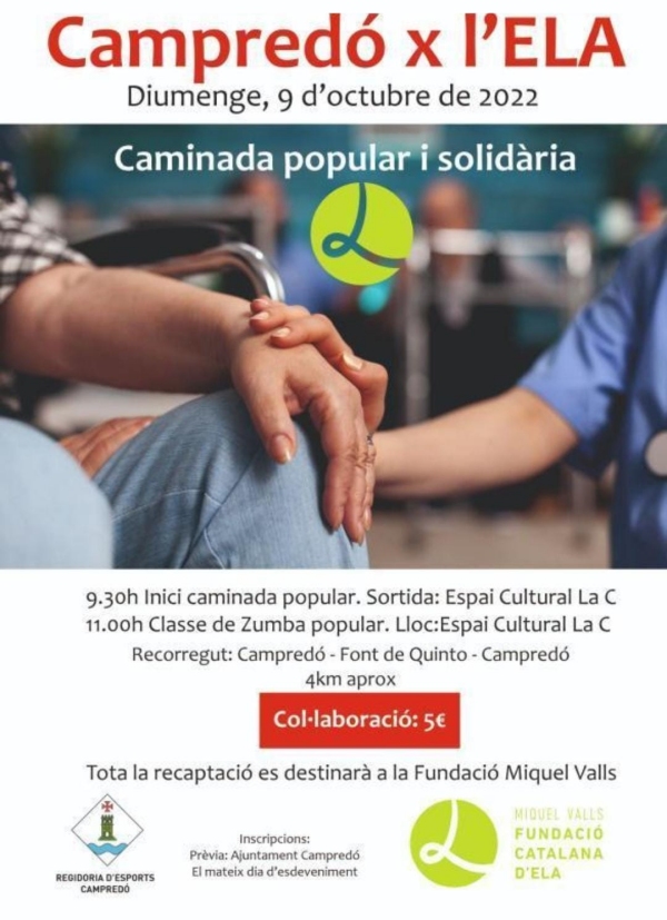Caminada popular i solidària: Campredó x l’ELA Caminada popular i solidària: Campredó x l’ELA