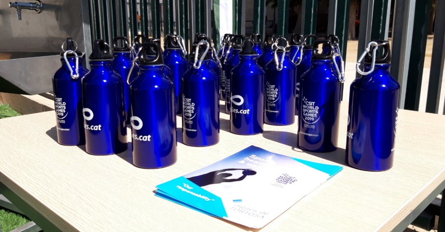 Aiges de Tortosa distribuir 3.000 cantimplores entre els esportistes dels WSG per evitar l’s d’envasos de plstic | EbreActiu.cat, revista digital d’oci actiu | Terres de l’Ebre ...