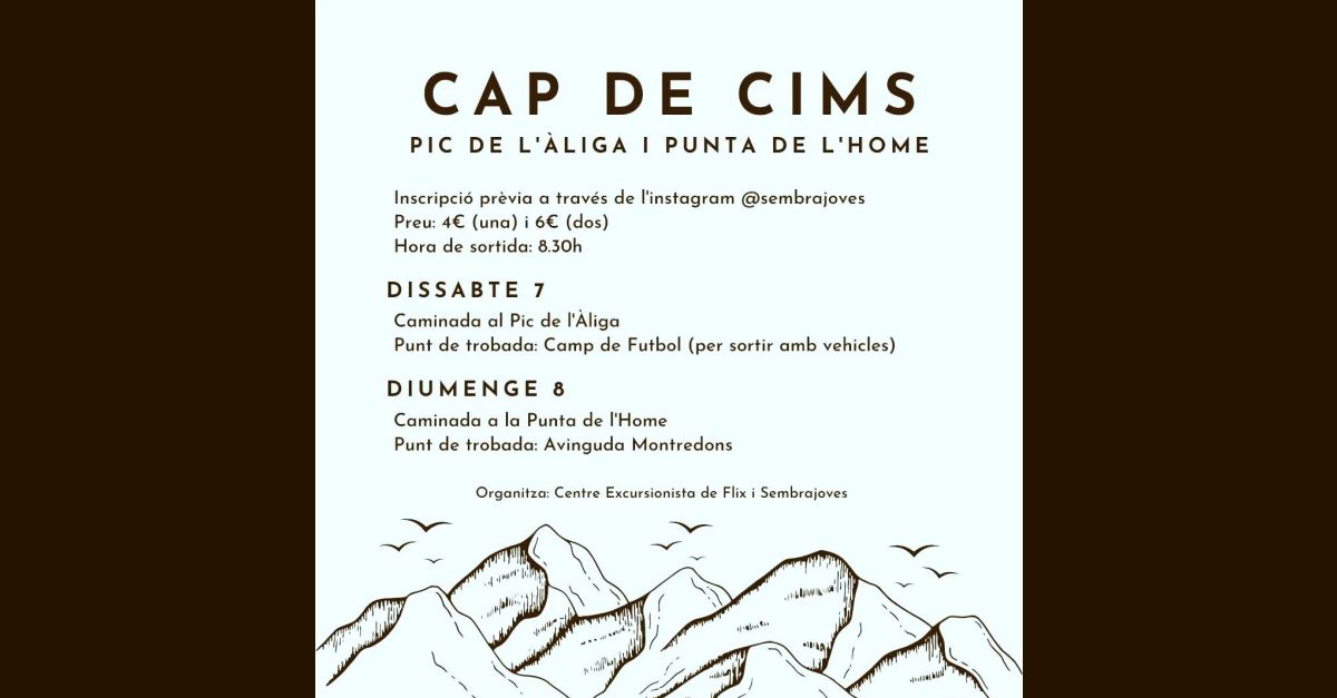 Cap de Cims: Caminatas al Pic de l��liga i Punta de l�Home