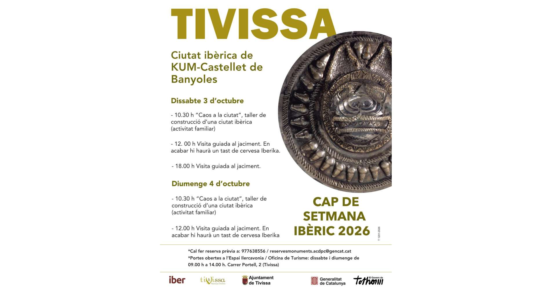 Fin de semana ib�rico. Tivissa ciudad ib�rica de KUM-Castellet de Banyoles