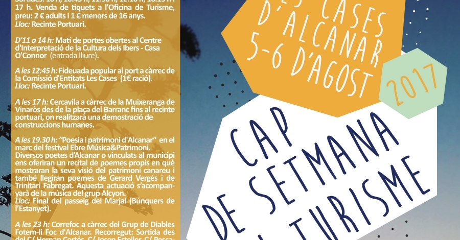 Fin de semana del turismo a Les Cases y Alcanar