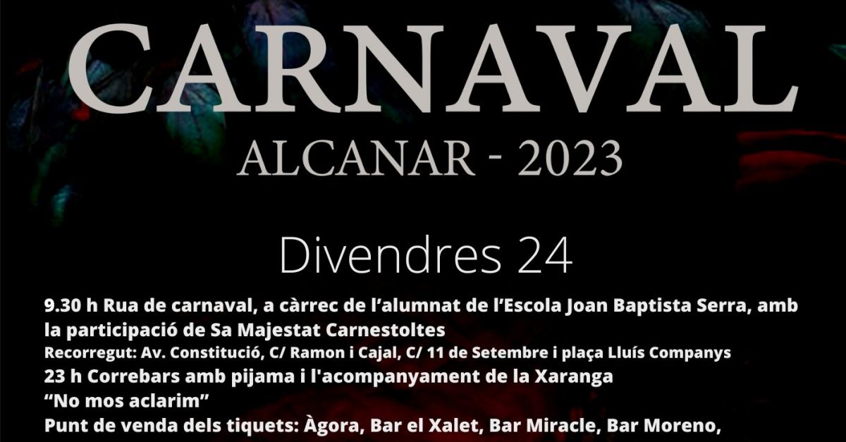 Carnaval Alcanar 2023 Carnaval Alcanar 2023