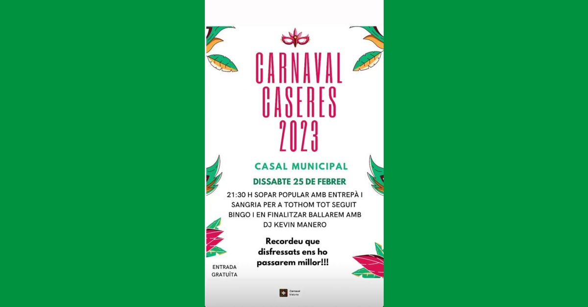 Carnaval Caseres 2023 Carnaval Caseres 2023