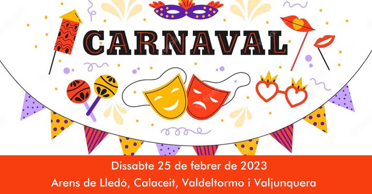 Carnaval Arens de Lled�, Calaceite, Valdeltormo y Valjunquera