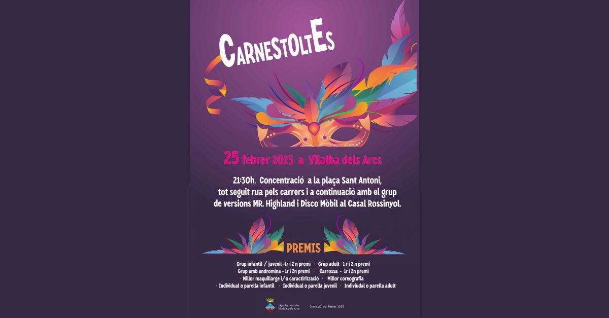 Carnaval Vilalba dels Arcs 2023 Carnaval Vilalba dels Arcs 2023
