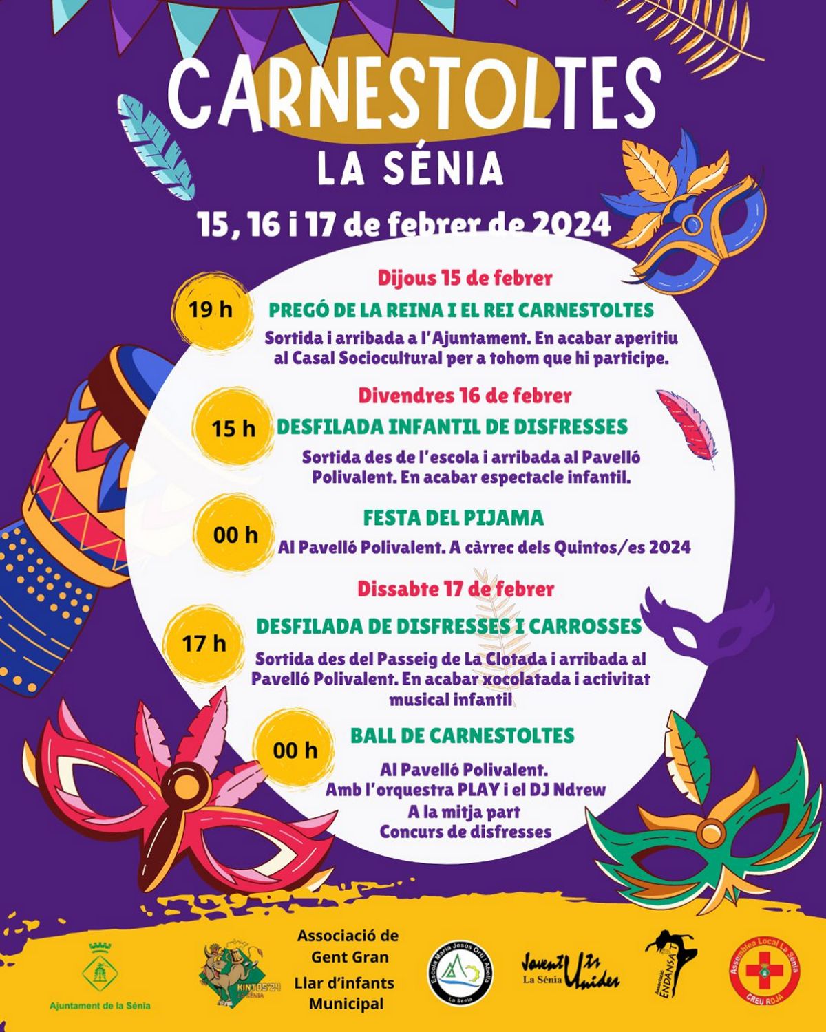 Carnestoltes a la Sénia Carnestoltes a la Sénia