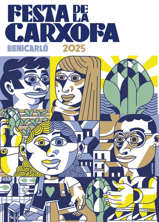 El�as Ta�o firma el cartell anunciador de la XXXII Festa de la Carxofa de Benicarl� | EbreActiu.cat, revista digital d&rsquo;oci actiu | Terres de l&rsquo;Ebre ...