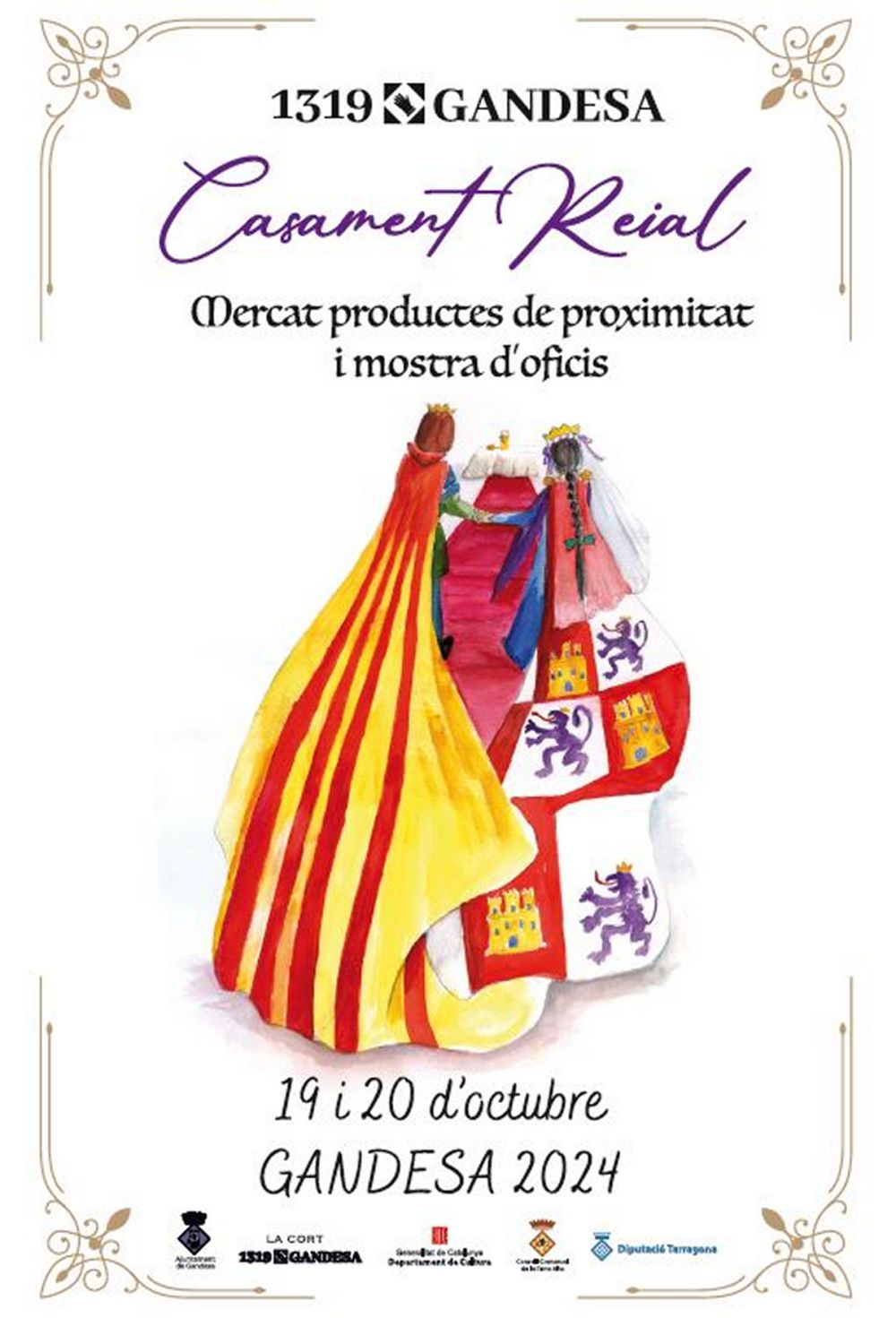 Casament reial i Mercat de productes de proximitat i mostra d�oficis de Gandesa
