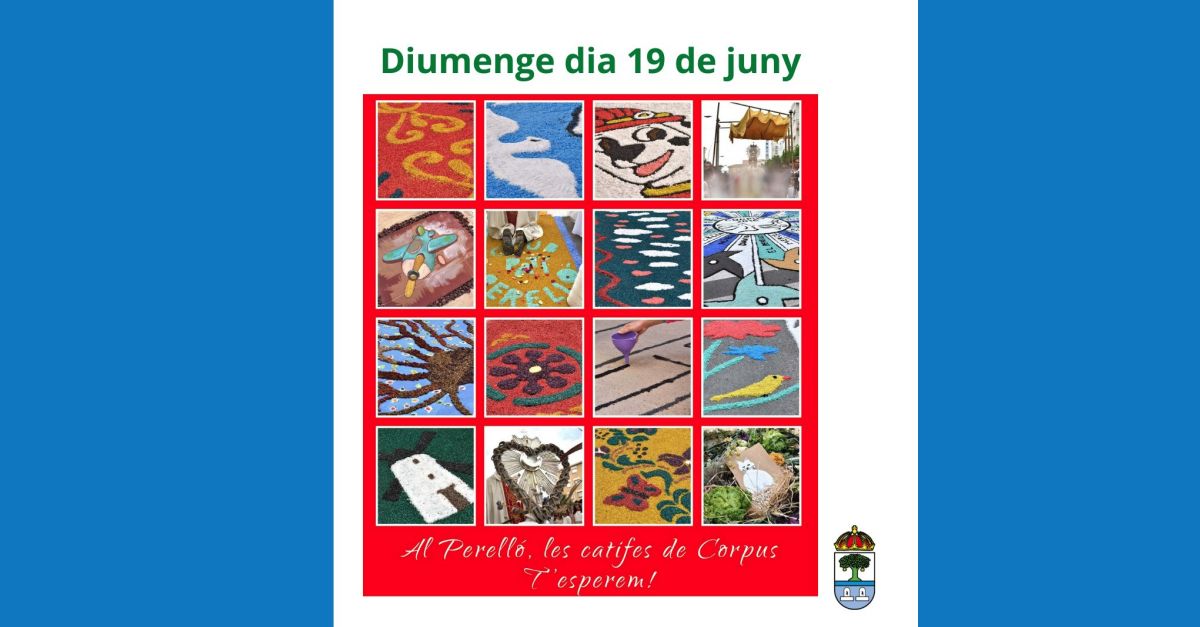 Catifes de flors per Corpus al Perell�