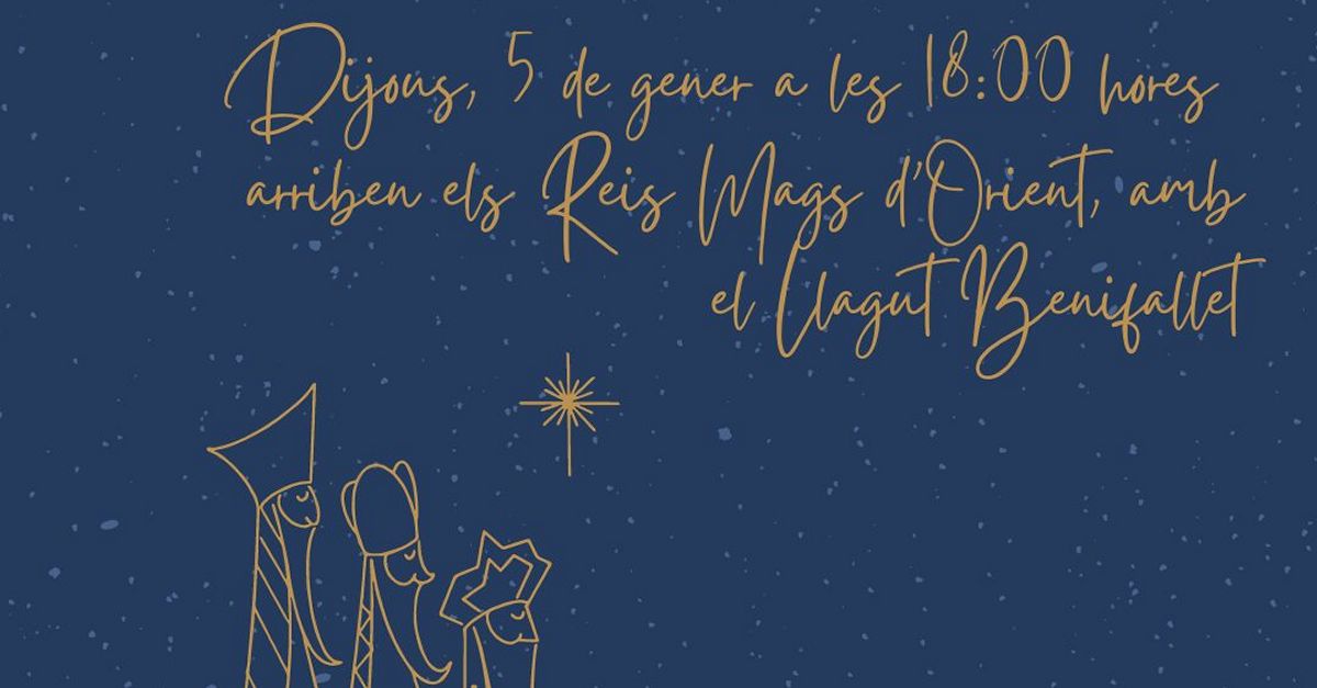 Ariibada dels Reis d�Orient a Benifallet