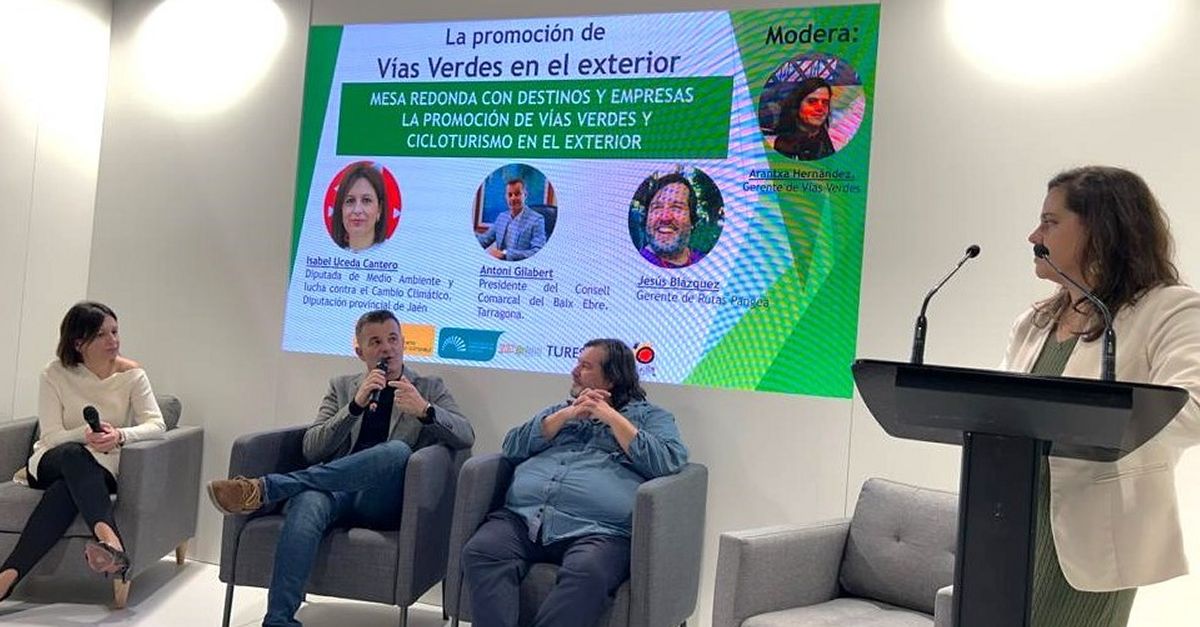 El Consell Comarcal del Baix Ebre promociona les vies verdes i el turisme actiu al Fitur 2024
