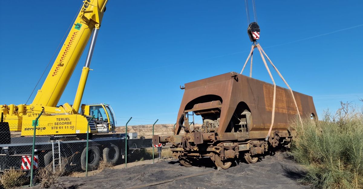 Endesa cedeix al Museu del Ferrocarril de Mra la Nova un vag de la mina dAndorra