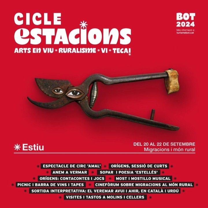 Bot tancarà l’estiu amb una nova edició del «Cicle Estacions» | EbreActiu.cat, revista digital d’oci actiu | Terres de l’Ebre ... Bot tancarà l’estiu amb una nova edició del «Cicle Estacions» | EbreActiu.cat, revista digital d’oci actiu | Terres de l’Ebre ...