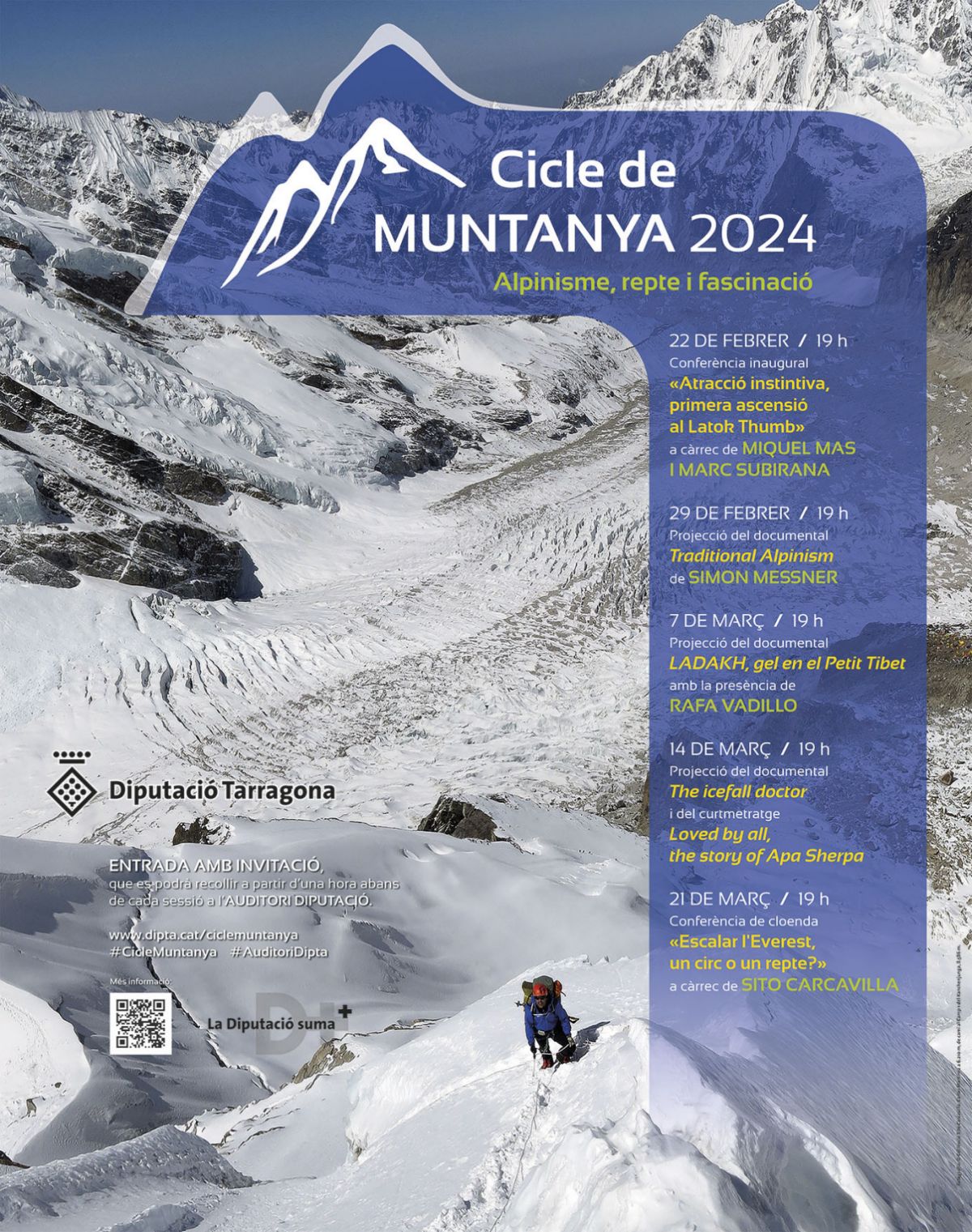 El Cicle de Muntanya de la Diputaci de Tarragona tamb es projectar a Amposta | EbreActiu.cat, revista digital d’oci actiu | Terres de l’Ebre ...