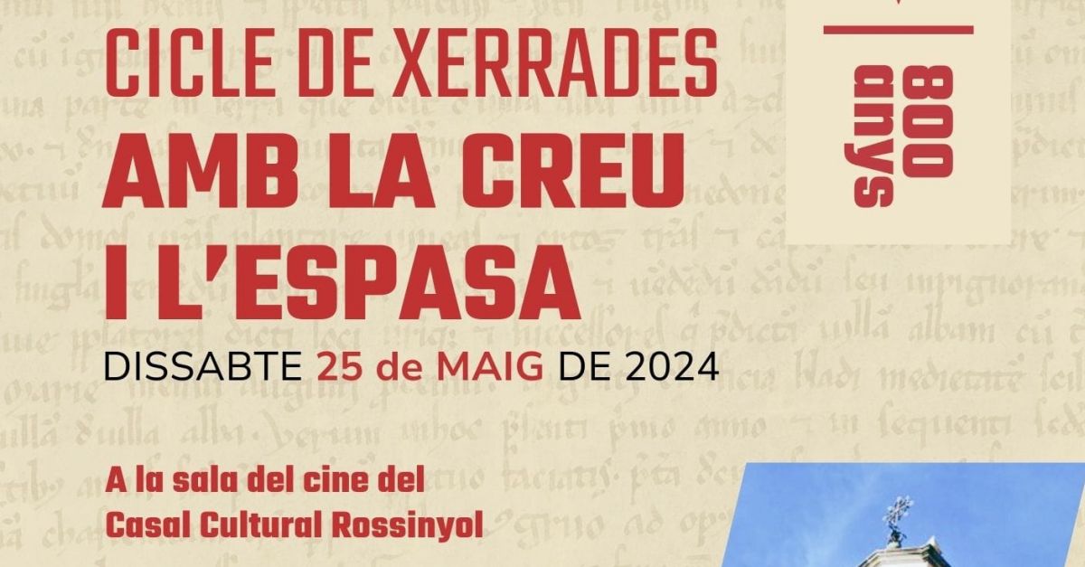 Ciclo de charlas Amb la creu i l�espasa