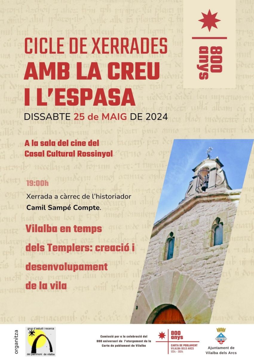 Cicle de xerrades Amb la creu i l�espasa