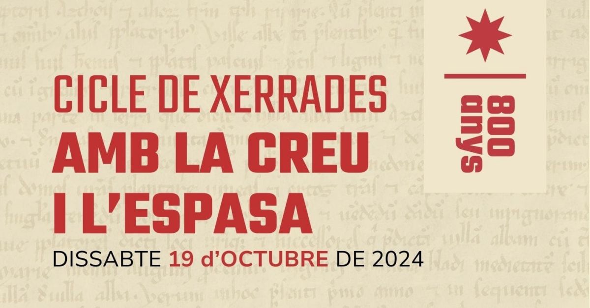 Ciclo de charlas Amb la creu i l�espasa