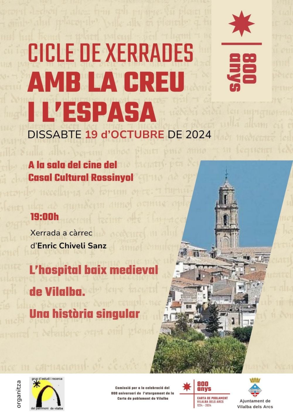 Cicle de xerrades Amb la creu i l�espasa