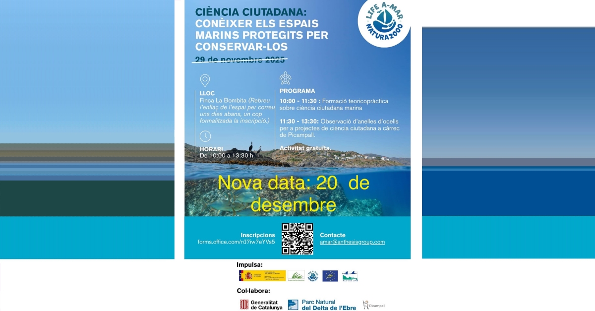 Ciencia ciudadana: conocer los espacios marinos protegidos para conservarlos