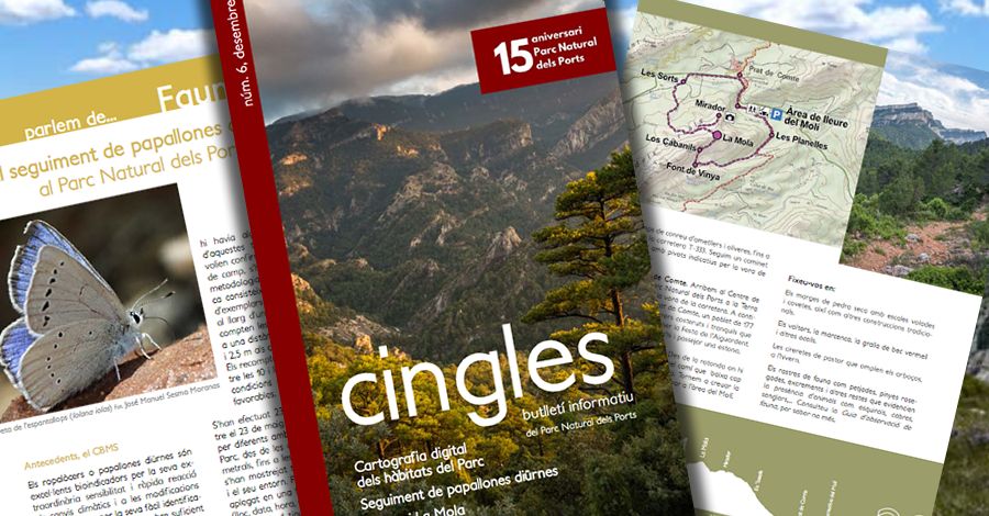Cingles, número 6 de boletín informativo del Parque Natural dels Ports | EbreActiu.cat, revista digital de ocio activo | Terres de l’Ebre... Cingles, número 6 de boletín informativo del Parque Natural dels Ports | EbreActiu.cat, revista digital de ocio activo | Terres de l’Ebre...